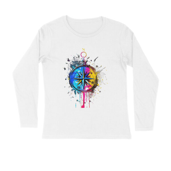 Full Sleeve | Cotton T-shirt | Round Neck - Image 3