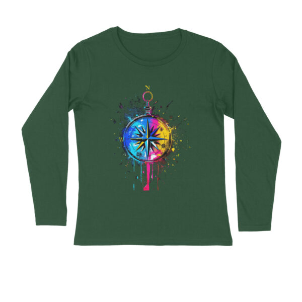 Full Sleeve | Cotton T-shirt | Round Neck - Image 5