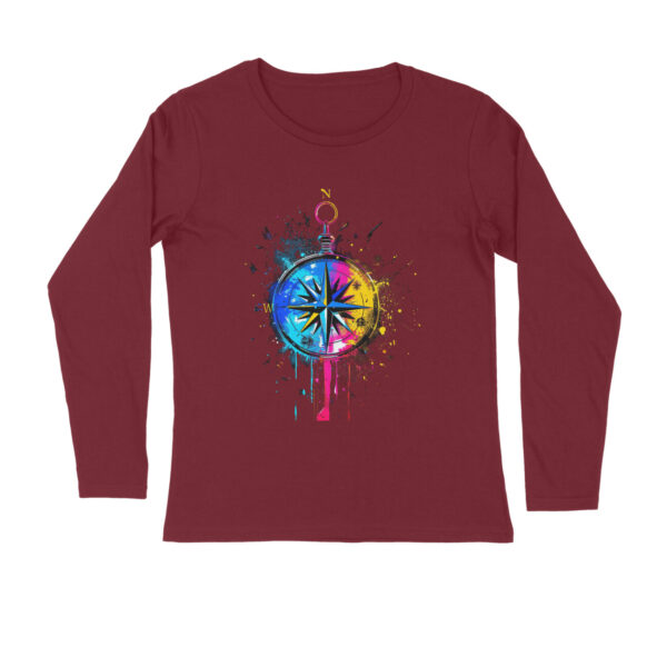 Full Sleeve | Cotton T-shirt | Round Neck - Image 9