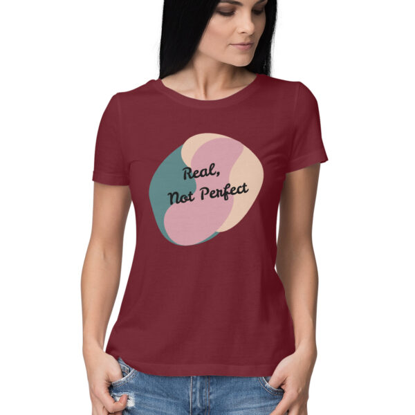 Women's Clothing - Women's Half Sleeve Round Neck T-Shirt - Image 5