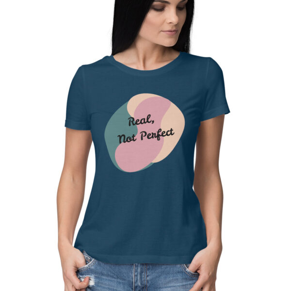 Women's Clothing - Women's Half Sleeve Round Neck T-Shirt - Image 7