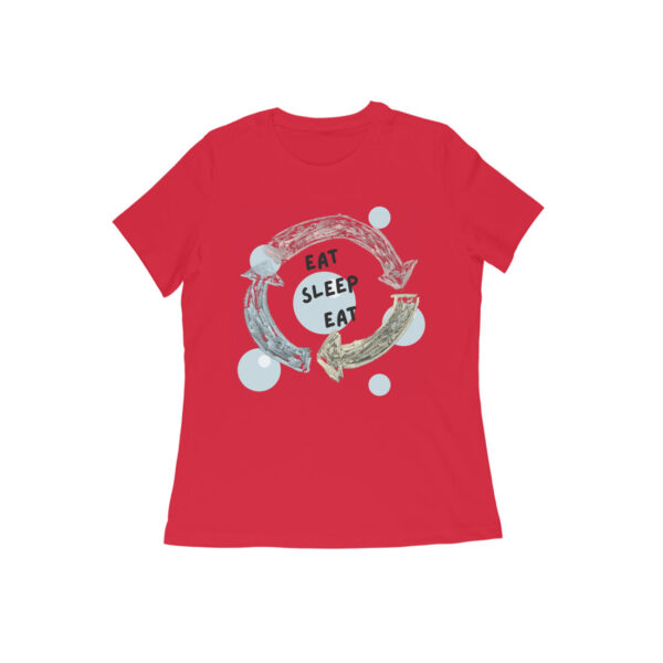 Women's Clothing - Women's Half Sleeve Round Neck T-Shirt - Image 13
