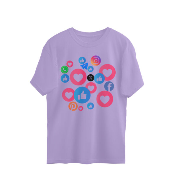Oversized Half-sleeve | Cotton T-shirt | Round-Neck - Image 9