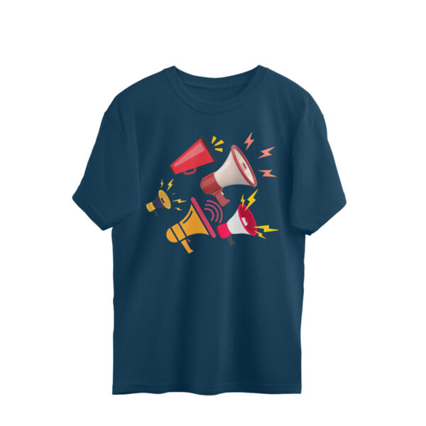 Oversized Half-sleeve | Cotton T-shirt | Round-Neck - Image 5