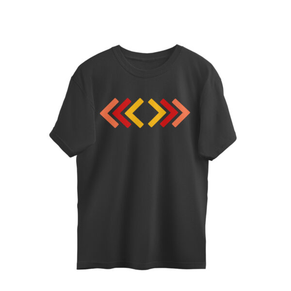 Oversized Half-sleeve | Cotton T-shirt | Round-Neck - Image 3