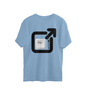 Oversized Half-Sleeve | Cotton T-shirt | Round Neck