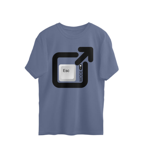 Oversized Half-Sleeve | Cotton T-shirt | Round Neck - Image 9