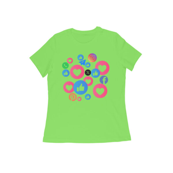 Women’s Clothing – Women’s Half Sleeve Round Neck T-Shirt - Image 3