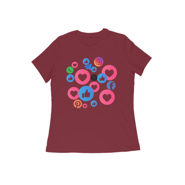Women’s Clothing – Women’s Half Sleeve Round Neck T-Shirt - Image 5