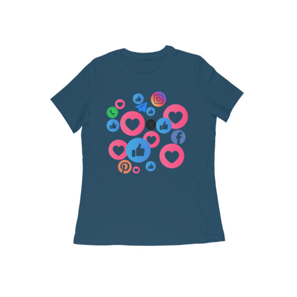 Women’s Clothing – Women’s Half Sleeve Round Neck T-Shirt - Image 7