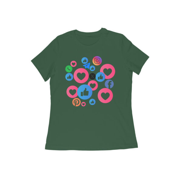 Women’s Clothing – Women’s Half Sleeve Round Neck T-Shirt - Image 9