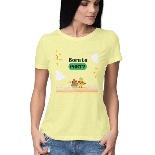 Women’s Clothing – Women’s Half Sleeve Round Neck T-Shirt - Image 3